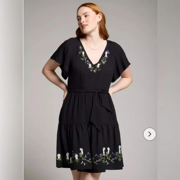 3X Her Universe Studio Ghibli Princess Mononoke Kodama Dress - Picture 6 of 6